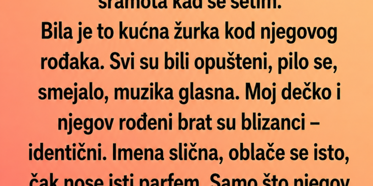 MISLILA SAM DA JE TO MOJ DEČKO – A ONDA SAM OTKRILA ŠTA SU BLIZANCI URADILI IZA MOJIH LEĐA