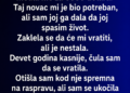 Na polici je stajala koverta sa mojim imenom.