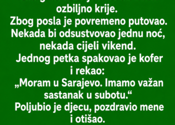 MUŽ MI JE REKAO DA IDE NA SLUŽBENI PUT – A ONDA ME JE IZ HOTELA POZVALA ŽENA KOJU NIKADA NISAM VIDJELA