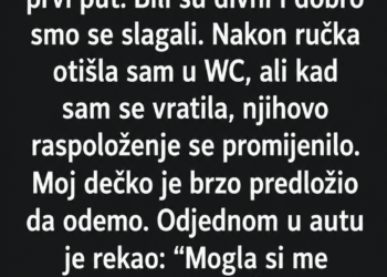 PRVI PUT SAM RUČALA S RODITELJIMA SVOG DEČKA: Kad sam ustala od stola, svi su odjednom ZAĆUTALI!