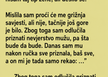PRIZNALA SAM MUŽU PREVARU – A ONDA JE ON OTKRIO TAJNU KOJU JE KRIO GODINAMA