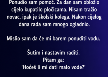 CIJELI DAN SAM MU RADIO BESPLATNO, A NI RUČAK MI NIJE PONUDIO 😳