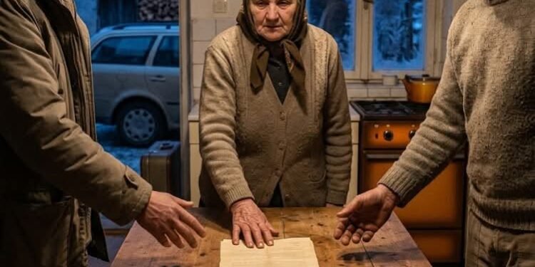 Očeva oporuka na starom stolu