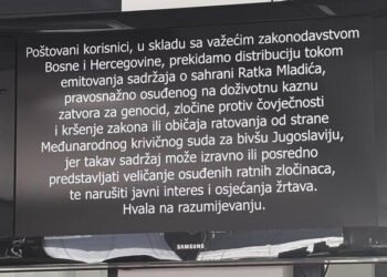 BH Telecom ukinuo signal RTRS-a zbog sahrane zločinca Mladića