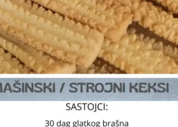 MNOGI SU ZABORAVILI NA NJIH: Stari bakin recept za mašinske / strojne kekse