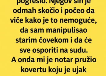 UJAK MI JE OSTAVIO KUĆU UMJESTO SVOJOJ DJECI – KADA SAM OTKRIO ŠTA JE GODINAMA SKRIVAO U NJOJ, SVE MI JE POSTALO JASNO!