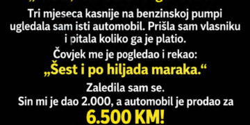 SIN MI JE REKAO DA JE PRODAO MOJ STARI AUTO ZA 2.000 KM – A ONDA ME JE NA BENZINSKOJ PUMPI ZAUSTAVIO NEPOZNAT ČOVJEK