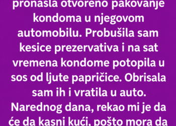 PRONAŠLA SAM OTVORENO PAKOVANJE KONDOMA U MUŽEVOM AUTU: Bila sam sigurna da me vara, a onda me njegova majka pozvala i otkrila nešto neočekivano