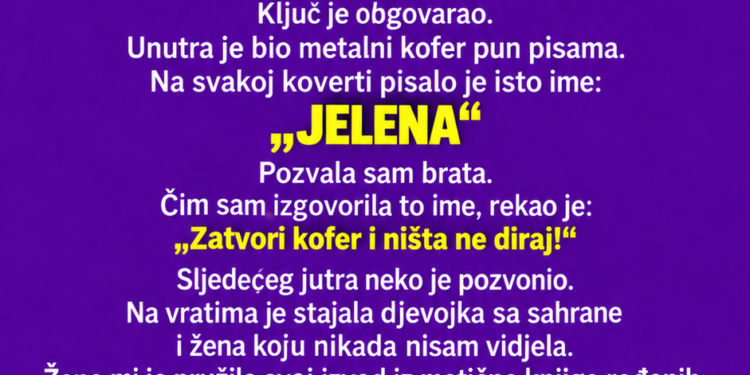 NA MAJČINOJ SAHRANI POJAVILA SE DJEVOJKA KOJU NIKO NIJE POZNAVAO – PRIJE ODLASKA STAVILA MI JE KLJUČ U RUKU