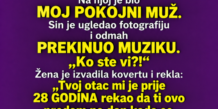 NA SVADBI MOG SINA POJAVILA SE NEPOZNATA ŽENA I SJELA ZA STO KOJI NIJE BIO PREDVIĐEN ZA GOSTE — KADA JE MLADOŽENJA VIDIO ŠTA DRŽI U RUCI, PREKINUO JE MUZIKU…