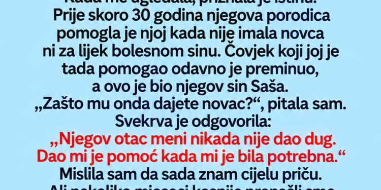 SVEKRVA JE 10 GODINA SVAKE SUBOTE ODLAZILA NA PIJACU I VRAĆALA SE PRAZNIH RUKU — KADA SAM JE JEDNOM PRATILA, SAZNALA SAM ŠTA KRIJE OD NAS