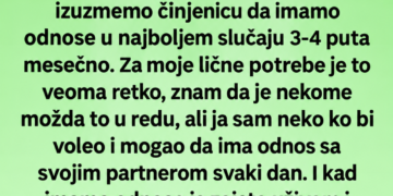 IMAM 27, A ON 40 GODINA: Volimo se i sve nam je lijepo, ali jedna stvar u našoj vezi počela je ozbiljno da me muči