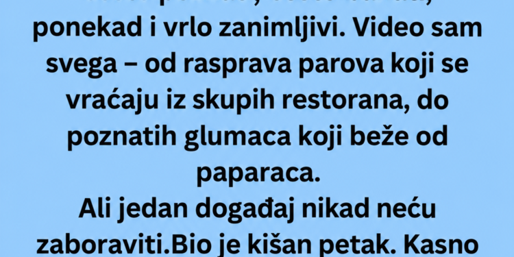 TAKSISTA JE POVEZAO STARIJU ŽENU DO BOLNICE – A ONDA MU JE POKAZALA FOTOGRAFIJU ZBOG KOJE JE OSTAO BEZ RIJEČI!