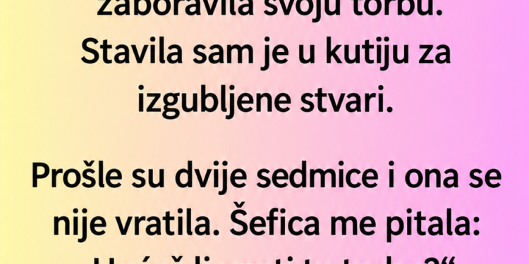 SAMOHRANA MAJKA JE PRONAŠLA ČUDNU PORUKU U ZABORAVLJENOJ TORBI: Kada je pozvala bivšeg muža, otkrila je tajnu koju je krio godinama