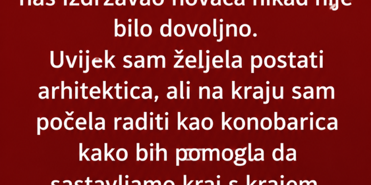 STIDJELA SAM SE ŠTO MI JE OTAC SMETLJAR, A ONDA MI JE DAO KOVERTU KOJA MI JE PROMIJENILA ŽIVOT