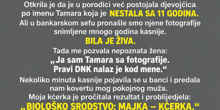 NA DAN KADA SAM PRODAVALA STAN POKOJNE SVEKRVE PRONAŠLA SAM FOTOGRAFIJU SVOJE KĆERKE – SNIMLJENA JE 11 GODINA PRIJE NJENOG ROĐENJA