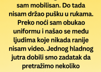 RAT MU JE PROMIJENIO ŽIVOT: Ono što je pronašao u podrumu nikada nije zaboravio!