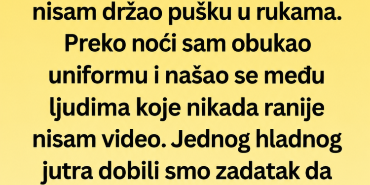 RAT MU JE PROMIJENIO ŽIVOT: Ono što je pronašao u podrumu nikada nije zaboravio!