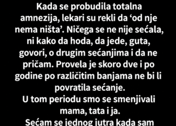 NAKON PET MJESECI KOME SE NIČEGA NIJE SJEĆALA – A ONDA JE POGLEDALA KROZ PROZOR I IZGOVORILA REČENICU KOJA NAS JE RASPLAKALA!