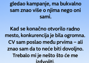 OTVORIO SAM LAŽNU STRANICU DA BIH DOBIO POSAO – TRI DANA KASNIJE STIGAO MI JE MEJL KOJI NISAM OČEKIVAO