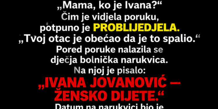 DOK SAM MIJENJALA STARO OGLEDALO U KUĆI SVOJIH RODITELJA, IZA NJEGA SAM PRONAŠLA KOŠULJICU ZA BEBU I PORUKU: „AKO SE IVANA IKADA VRATI, NEMOJ JOJ REĆI DA JE MILICA ŽIVA“…