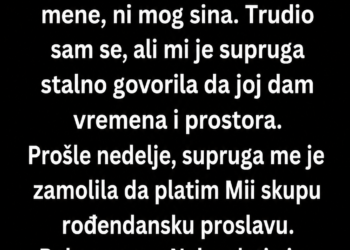 PASTORKA ME NIKADA NIJE SMATRALA PORODICOM, A ONDA SAM OTKRIO ZAŠTO JE NJEN OTAC OČEKIVAO DA JA PLATIM SKUPU PROSLAVU!