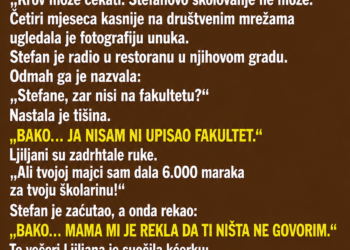 KĆERKA JE MAJCI TRAŽILA NOVAC ZA UNUKOV FAKULTET – A ONDA JE BAKA NA DRUŠTVENIM MREŽAMA VIDJELA FOTOGRAFIJU KOJA JE OTKRILA ISTINU