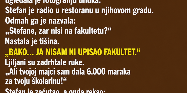 KĆERKA JE MAJCI TRAŽILA NOVAC ZA UNUKOV FAKULTET – A ONDA JE BAKA NA DRUŠTVENIM MREŽAMA VIDJELA FOTOGRAFIJU KOJA JE OTKRILA ISTINU