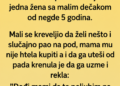 DJEČAK JE PRED PUNOM PRODAVNICOM OTKRIO ŠTA JE VIDIO KOD KUĆE: Njegova majka je pocrvenjela, a svi oko nje prasnuli su u smijeh