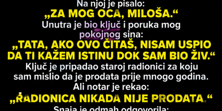 NAKON SINOVE SMRTI SNAJA MI JE REKLA: „SVE JE OSTAVIO MENI, VI OVDJE NEMATE NIŠTA“