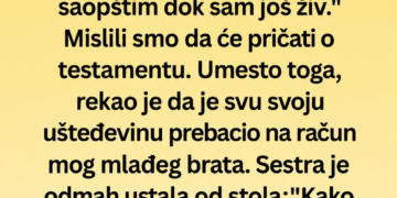 OTAC JE SVU UŠTEĐEVINU DAO MLAĐEM SINU: Kad je objasnio razlog, svi su zanijemili!