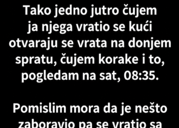 ČULA SAM MUŽA KAKO RAZGOVARA SA NEPOZNATOM ŽENOM U NAŠOJ KUĆI – KADA SAM OTVORILA VRATA, SAZNALA SAM ŠTA JE MJESECIMA KRIO!