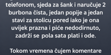 SVAKI DAN JE NARUČIVAO DVA PIĆA, A SJEDIO SAM: Kada sam saznala kome je namijenjena druga čaša, ostala sam bez riječi