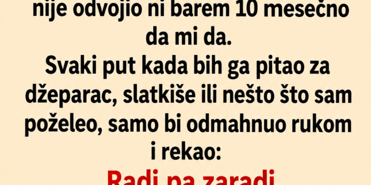 DEDA MI NIKAD NIJE DAVAO NI DINARA – A KAD SAM ZAVRŠIO FAKULTET, DONIO MI JE STARU KOŽNU TORBU I OTKRIO TAJNU KOJU JE GODINAMA ČUVAO