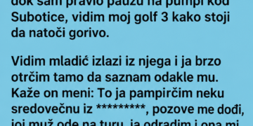 NA PUMPI KOD SUBOTICE UGLEDАО JE SVOJ GOLF, A ZA VOLANOM NEPOZNATOG MLADIĆA – KADA JE SAZNAO KO MU JE DAO AUTO, SVE MU JE BILO JASNO…