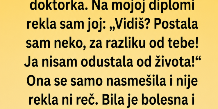 STIDJELA SAM SE MAJKE JER JE BILA KONOBARICA – TEK POSLIJE NJENE SMRTI SAZNALA SAM ŠTA JE SVE ŽRTVOVALA ZBOG MENE!