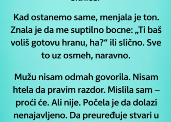 ZATEKLA SAM SVEKRVU KAKO PRETURA PO MOJIM STVARIMA: Kada se muž vratio kući, uradio je nešto što nije očekivala