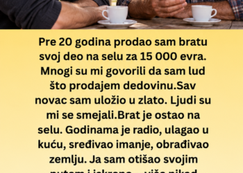 PRIJE 20 GODINA PRODAO SAM BRATU DEDOVINU ZA 15.000 EVRA – A ONDA ME POZVAO NA KAFU I IZVADIO STARE PAPIRE
