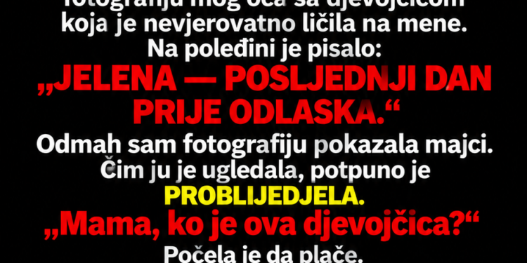 U STAROM KAPUTU POKOJNOG OCA PRONAŠLA SAM AVIONSKU KARTU NA SVOJE IME — DATUM JE BIO TRI GODINE PRIJE MOG ROĐENJA…