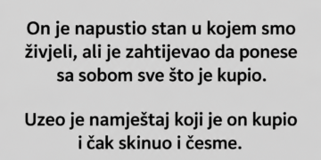 RAZVODILI SMO SE, A MUŽ JE IZ STANA ODNIJEO ČAK I ČESME: Kada ga je sudija pitao zašto, njegov odgovor je utišao cijelu sudnicu