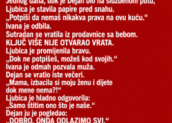 SVEKRVA JE SNAHI GODINAMA GOVORILA DA JE „SAMO GOST“ U NJENOJ KUĆI – A ONDA JE SIN OTKRIO ŠTA JE MAJKA RADILA IZA NJIHOVIH LEĐA