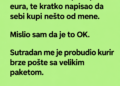 ZA PETU GODIŠNJICU DAO SAM JOJ 500 EURA – SUTRADAN JE STIGAO PAKET KOJI ME OSTAVIO BEZ RIJEČI!