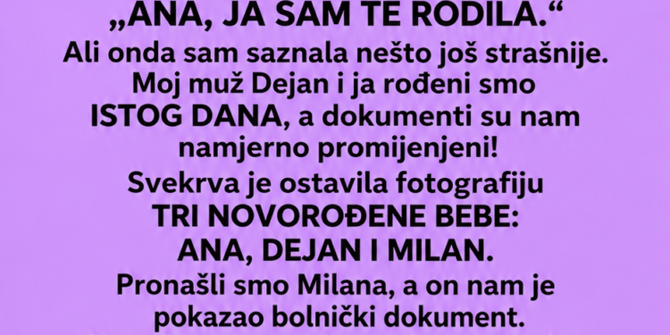 SVEKRVA JE 19 GODINA TAJNO DAVALA 700 KM ISTOJ ŽENI – POSLIJE NJENE SMRTI OTKRILA SAM ŠTA JE SKRIVALA O MENI I MOM MUŽU!