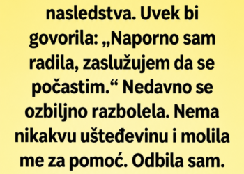 MAJKA JE POTROŠILA SAV NOVAC, A KADA SAM ODBILA DA JOJ POMOGNEM – ADVOKAT MI JE OTKRIO ŠOKANTNU ISTINU