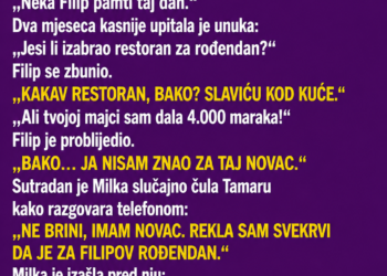 SNAHA JE SVEKRVI TRAŽILA NOVAC ZA UNUKOVU PROSLAVU – A ONDA JE BAKA SLUČAJNO ČULA ŠTA JE REKLA PRIJATELJICI
