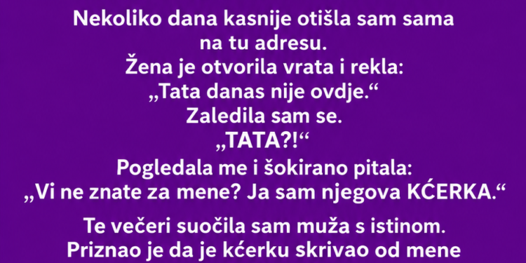 PRATILA SAM MUŽA I OTKRILA KĆERKU KOJU JE KRIO 27 GODINA – ALI DNK TEST NA IME NAŠEG SINA OTKRIO JE JOŠ VEĆU TAJNU!