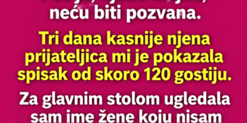 KĆERKA ME NIJE POZVALA NA SVOJU SVADBU: A onda sam na spisku od 120 gostiju ugledala ime žene koju nisam vidjela 24 godine…