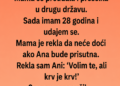 MAJKA MI JE POSTAVILA ULTIMATUM PRED VJENČANJE – TEK TADA SAM SHVATILA KO MI JE CIJELI ŽIVOT BIO PRAVA PORODICA!