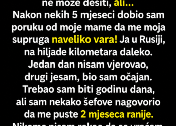 OTIŠAO SAM U RUSIJU DA PREHRANIM PORODICU, A MAJKA MI JE JAVILA DA ME ŽENA VARA: Vratio sam se 2 mjeseca ranije i zatekao prizor koji nisam očekivao