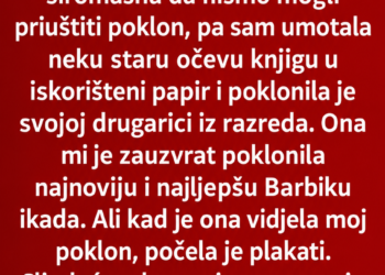 DJEVOJČICA JE ZAPLAKALA KAD JE OTVORILA MOJ SKROMNI POKLON – SUTRADAN JE NJENA MAJKA DOŠLA U ŠKOLU I OTKRILA PRAVI RAZLOG!